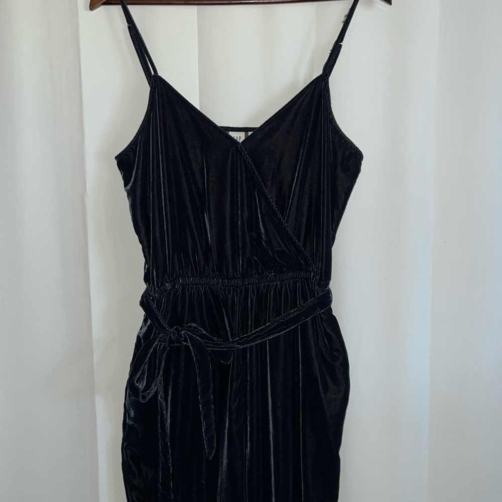 Gap navy, velour jumpsuit. Size M Tall